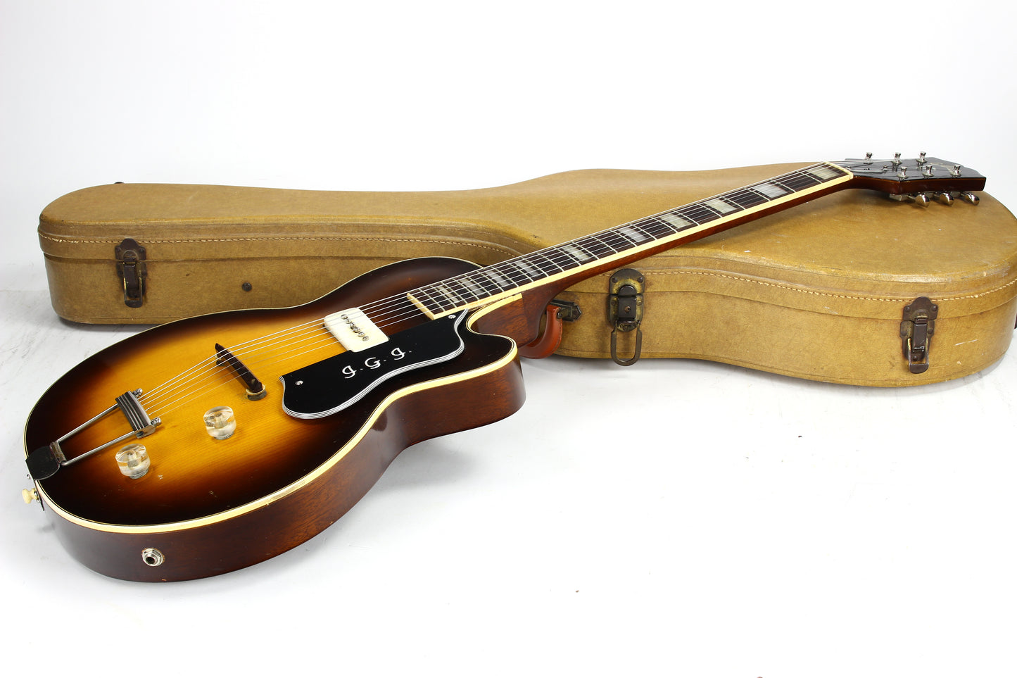 EXTREMELY RARE! 1956 Guild M-75 Aristocrat Custom Order ONE Single Franz Pickup - 1950's Les Paul Competitor!