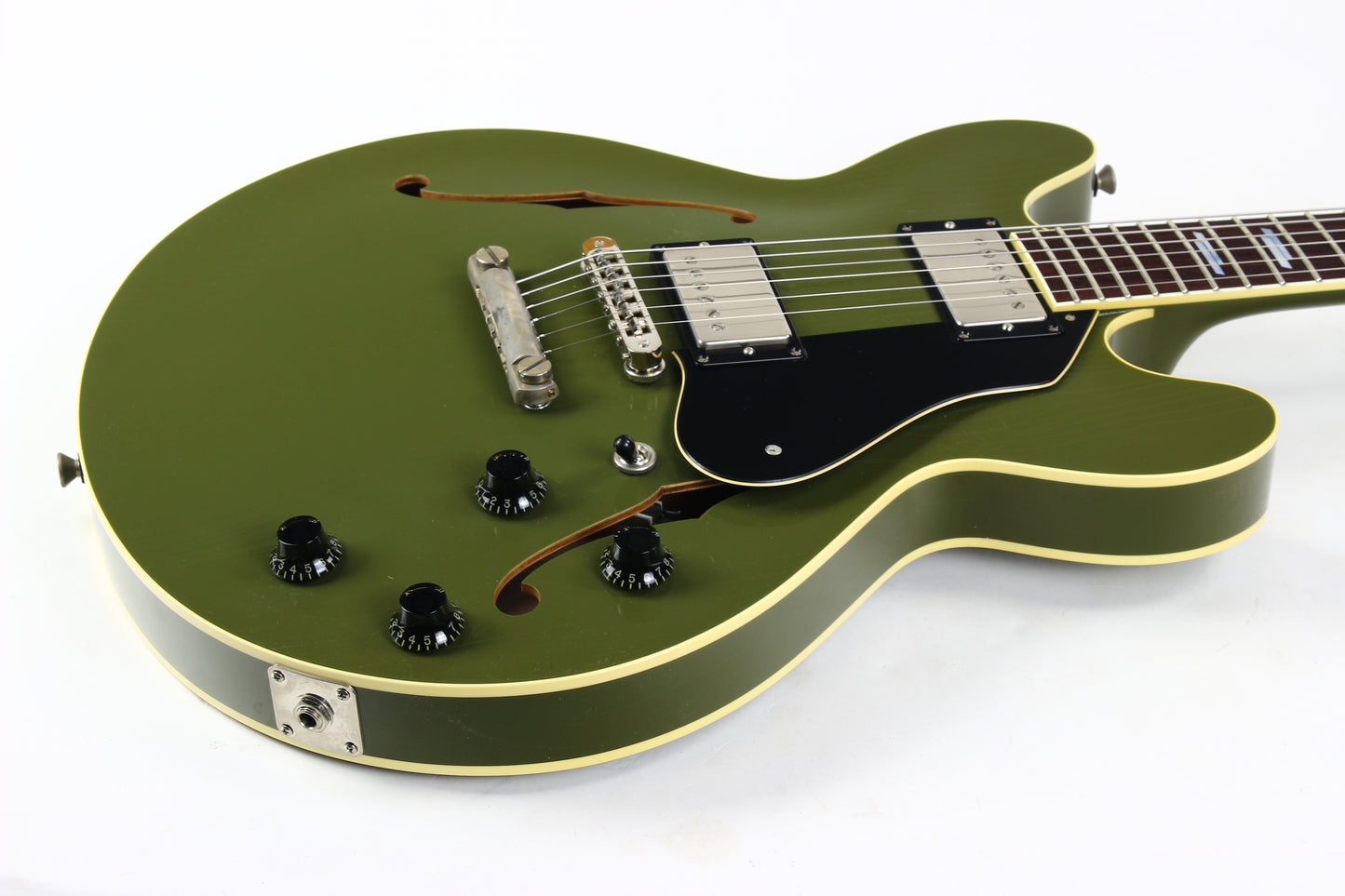 2024 Collings I-35 LC AGED Olive Drab Green | Throbak SLE-101 Plus MXV, Ameritage Case