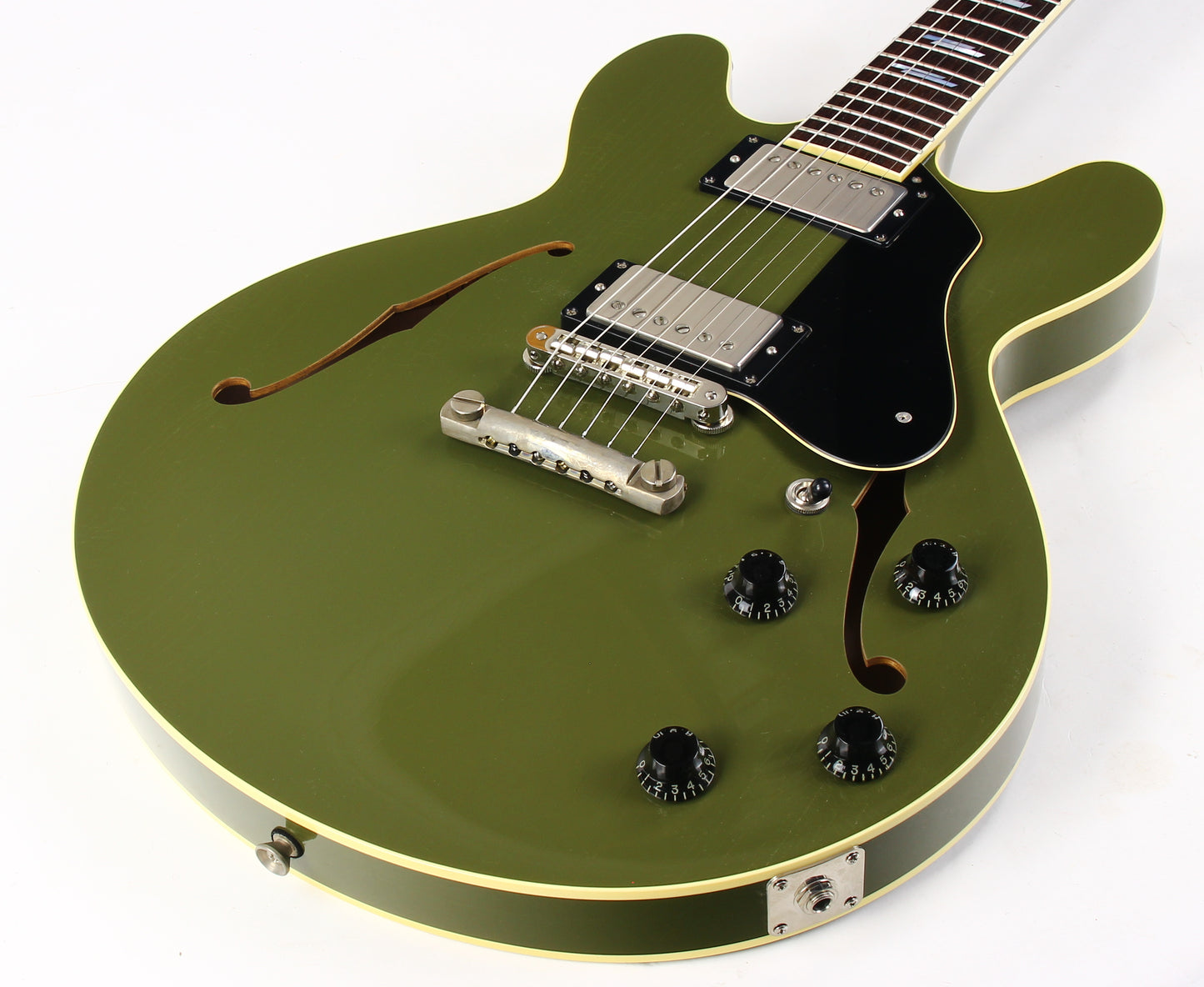 2024 Collings I-35 LC AGED Olive Drab Green | Throbak SLE-101 Plus MXV, Ameritage Case