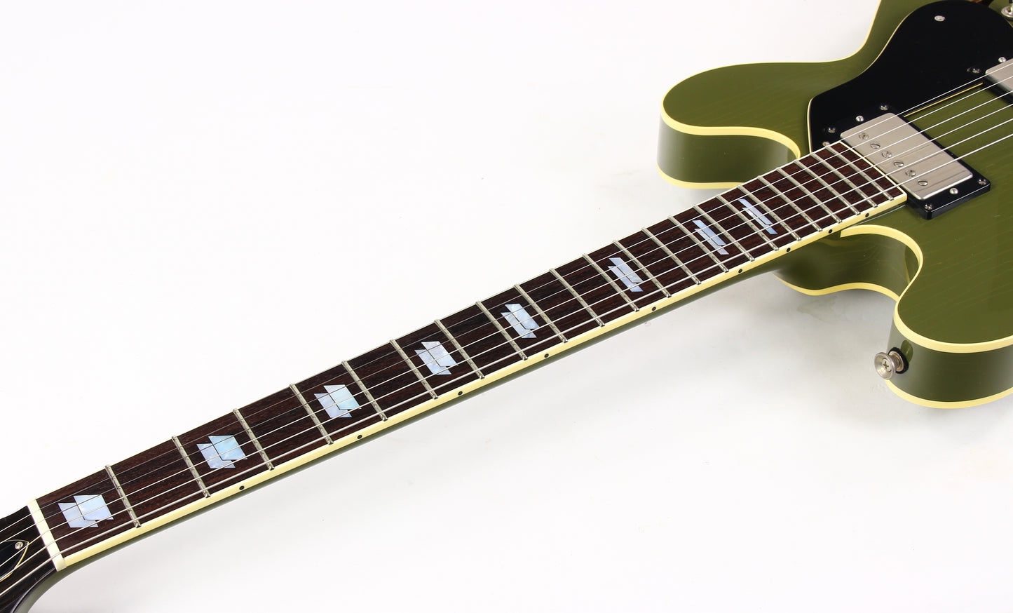 2024 Collings I-35 LC AGED Olive Drab Green | Throbak SLE-101 Plus MXV, Ameritage Case