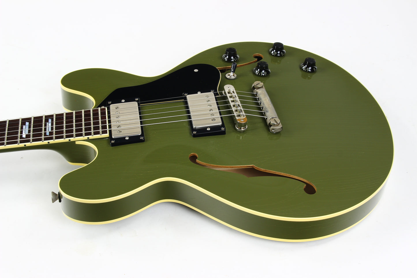 2024 Collings I-35 LC AGED Olive Drab Green | Throbak SLE-101 Plus MXV, Ameritage Case