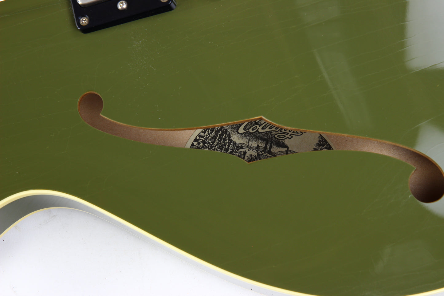 2024 Collings I-35 LC AGED Olive Drab Green | Throbak SLE-101 Plus MXV, Ameritage Case