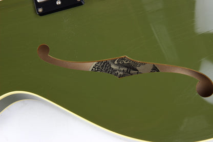 2024 Collings I-35 LC AGED Olive Drab Green | Throbak SLE-101 Plus MXV, Ameritage Case