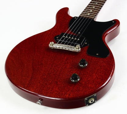 1959 Gibson Les Paul Junior Jr. Doublecut Double Cutaway Vintage Electric Guitar Cherry Red RARE BLACK PICKGUARD