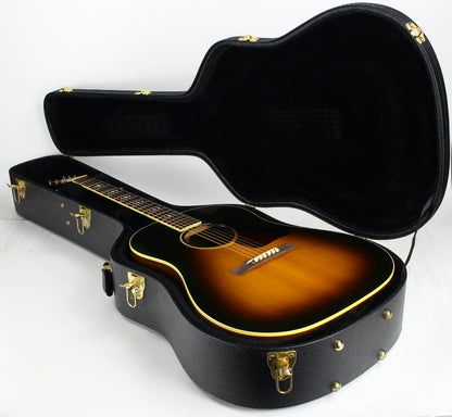 PROTOTYPE BY REN FERGUSON! 1990 Gibson Advanced Jumbo AJ Acoustic Dreadnought Guitar, Master Built - Sunburst, Rosewood