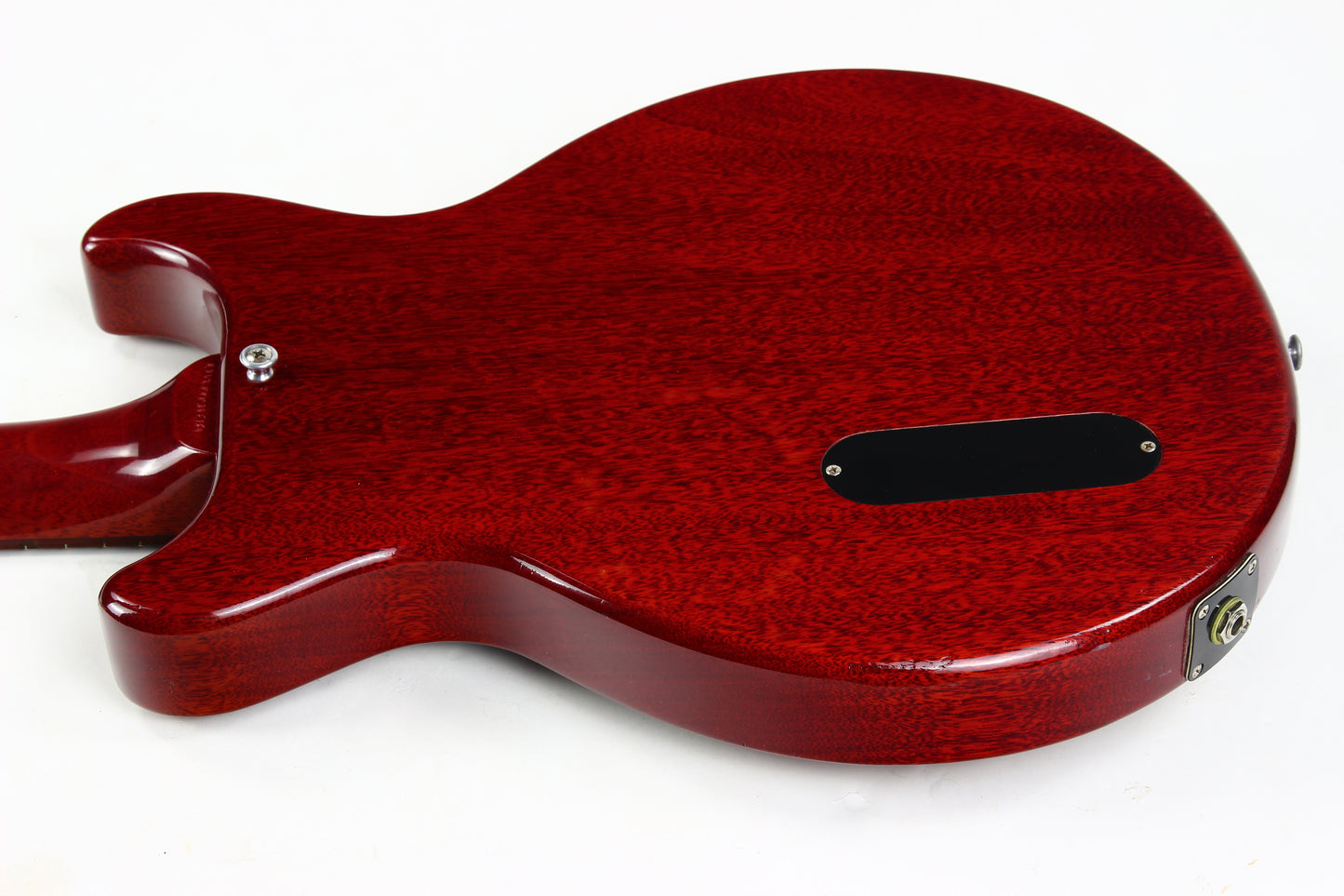 1959 Gibson Les Paul Junior Jr. Doublecut Double Cutaway Vintage Electric Guitar Cherry Red RARE BLACK PICKGUARD