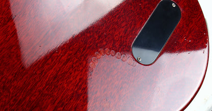 1959 Gibson Les Paul Junior Jr. Doublecut Double Cutaway Vintage Electric Guitar Cherry Red RARE BLACK PICKGUARD