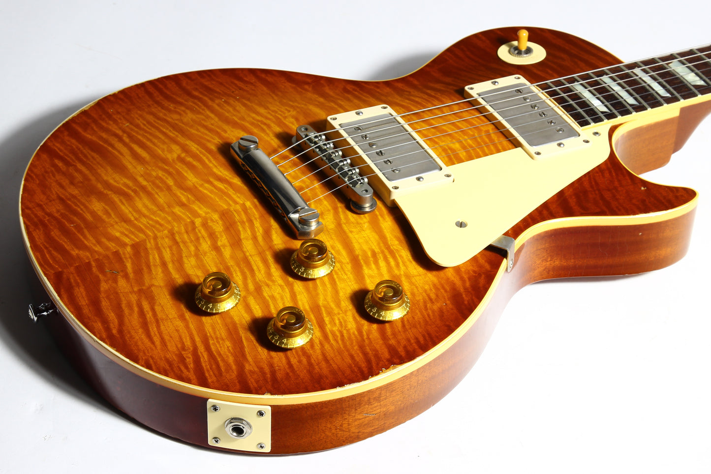 2018 Gibson 1959 AGED Les Paul Historic Reissue ROYAL TEA BURST! R9 59 Custom Shop KILLER TOP!