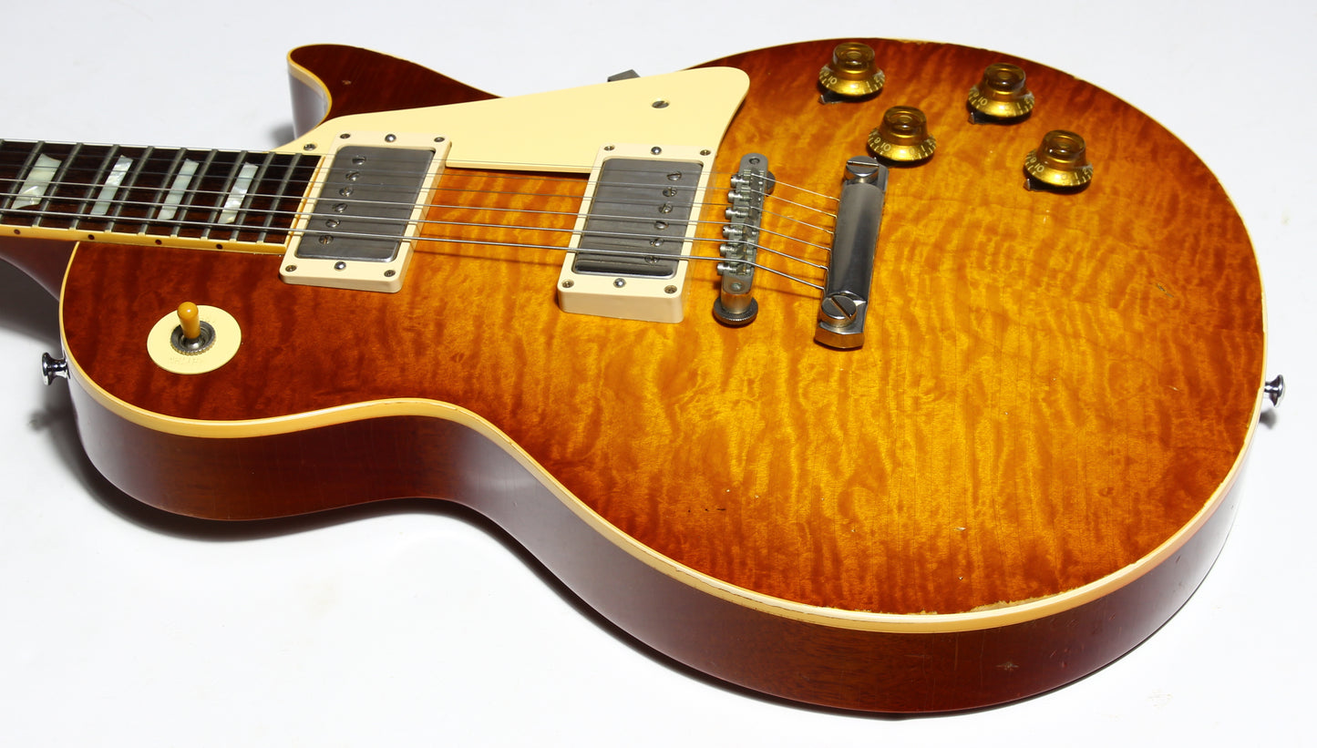 2018 Gibson 1959 AGED Les Paul Historic Reissue ROYAL TEA BURST! R9 59 Custom Shop KILLER TOP!