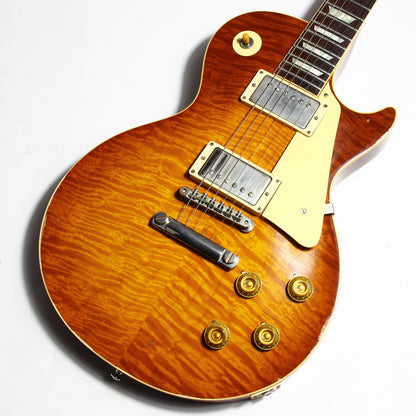 2018 Gibson 1959 AGED Les Paul Historic Reissue ROYAL TEA BURST! R9 59 Custom Shop KILLER TOP!