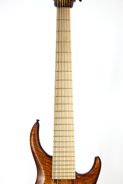 MTD USA 635-24 Michael Tobias Designs 6-String Bass - Brazilian Satinwood Top, Highly Figured