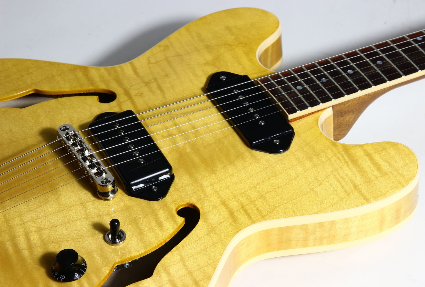 AMAZING! Heritage H-530 Standard Antique Natural Hollowbody Guitar - LOLLAR P90's, Thinline ES-330