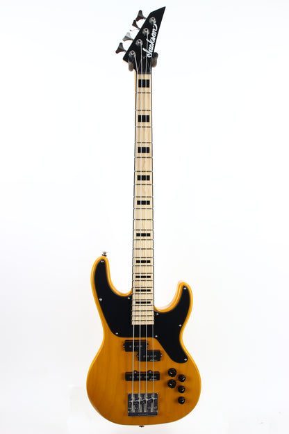 c. 2019 Jackson X Series Concert Bass CBXNTM IV Neck Through Maple Board Butterscotch