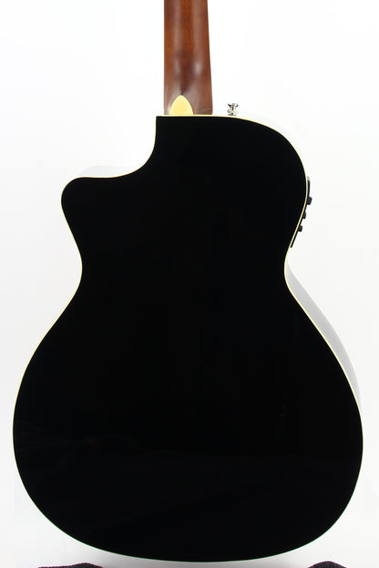 Fender Kingman V2 Acoustic-Electric Bass | Black w Matching Headstock