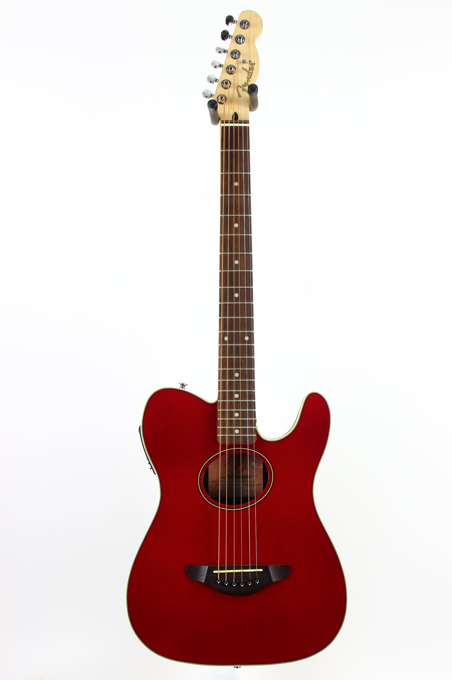 Fender Telecoustic CAR Candy Apple Red Acoustic Electric Guitar