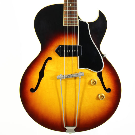1958 Gibson ES-225T Sunburst Near Mint! Vintage Hollowbody Guitar w P90 Pickup 1950s