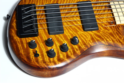 MTD USA 635-24 Michael Tobias Designs 6-String Bass - Brazilian Satinwood Top, Highly Figured