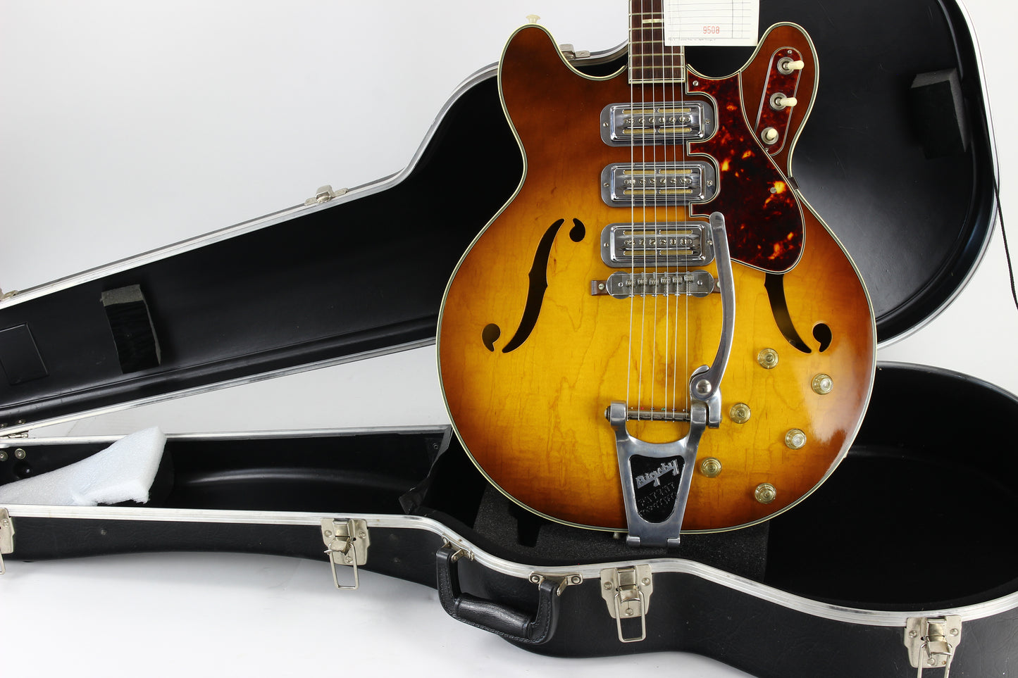 1960s Airline H-76 Harmony H-78 Heath Bigsby Sunburst Guitar!