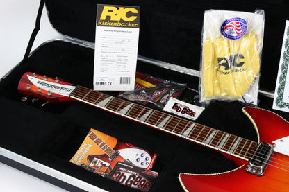 2020 Rickenbacker 360 WB DOUBLE CHECKERBOARD Bound | Aged Fireglo 1 of 30 Made!