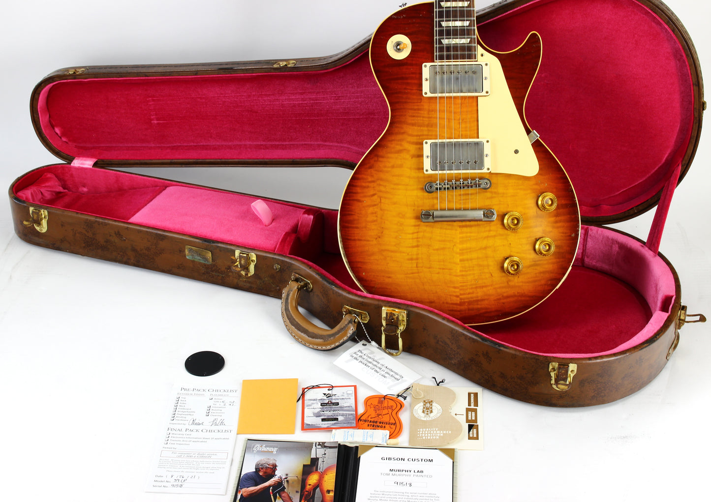 2021 Gibson Murphy Painted & Lab Heavy Aged 1959 Les Paul R9 '59 Custom Shop