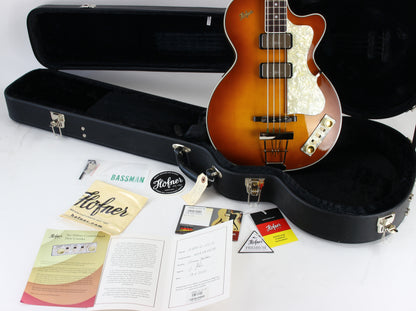 2020 Hofner Limited Edition H500/2-CV-0 1965 Reissue Cavern Club Bass w Case