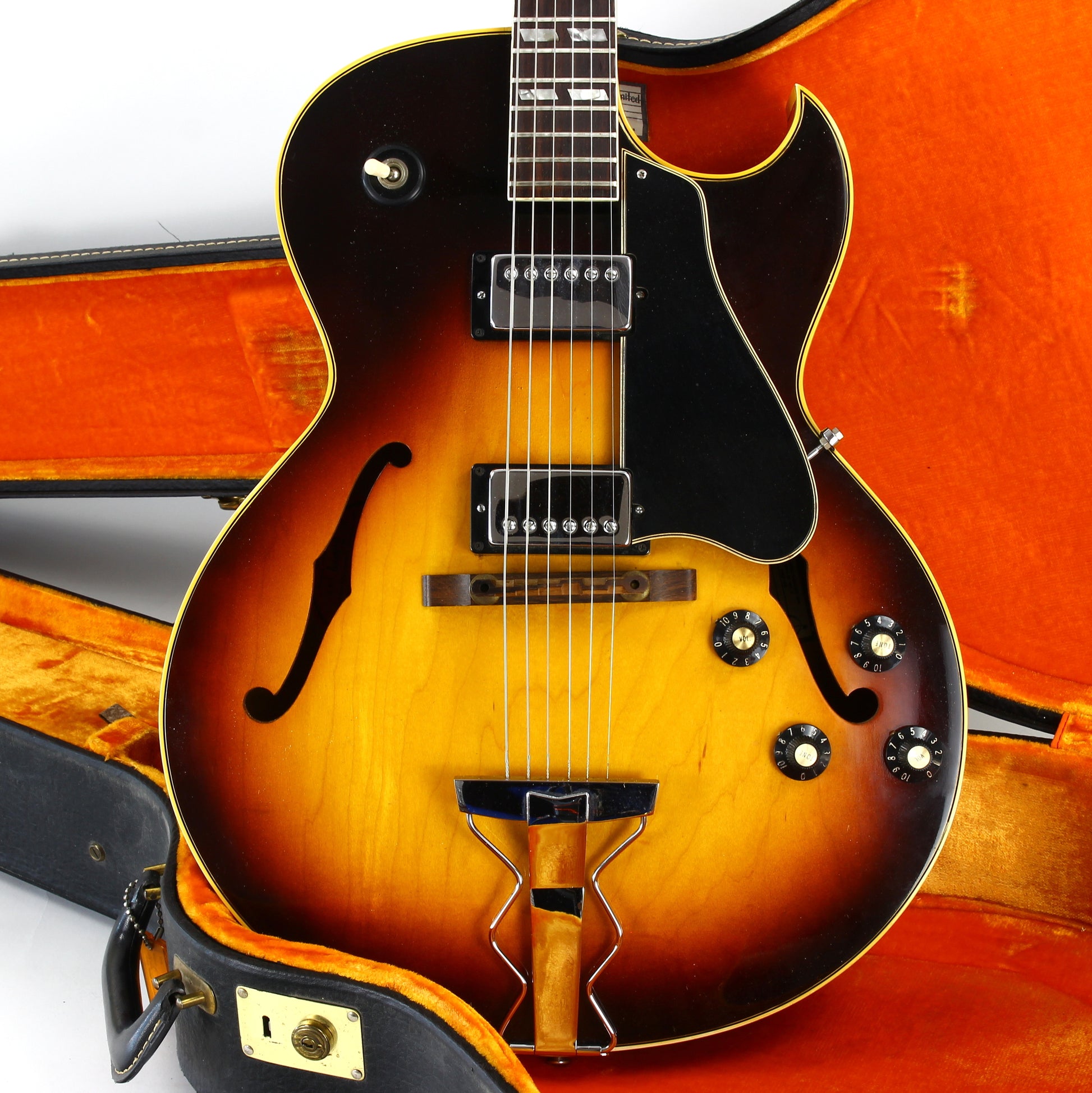 1967 Gibson ES-175 D, w Original Case, Sunburst, Clean 100% Original Vintage Guitar