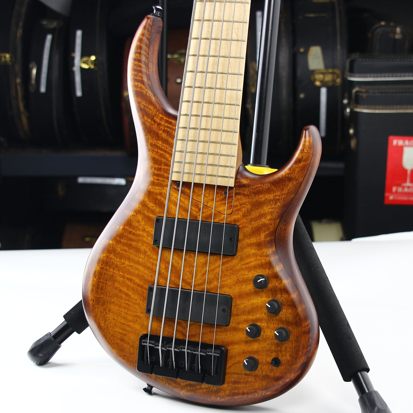 MTD USA 635-24 Michael Tobias Designs 6-String Bass - Brazilian Satinwood Top, Highly Figured