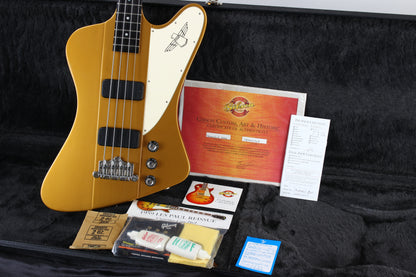 2004 Gibson Custom Shop Thunderbird IV Bass | ALL-GOLD, Ebony Board, Rare!