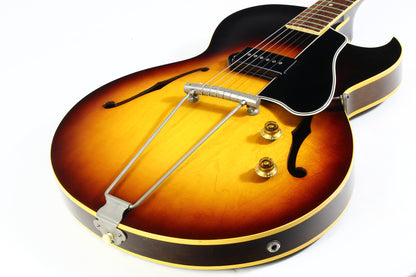 1958 Gibson ES-225T Sunburst NEAR MINT | Vintage Hollowbody Guitar w P90 Pickup 1950s