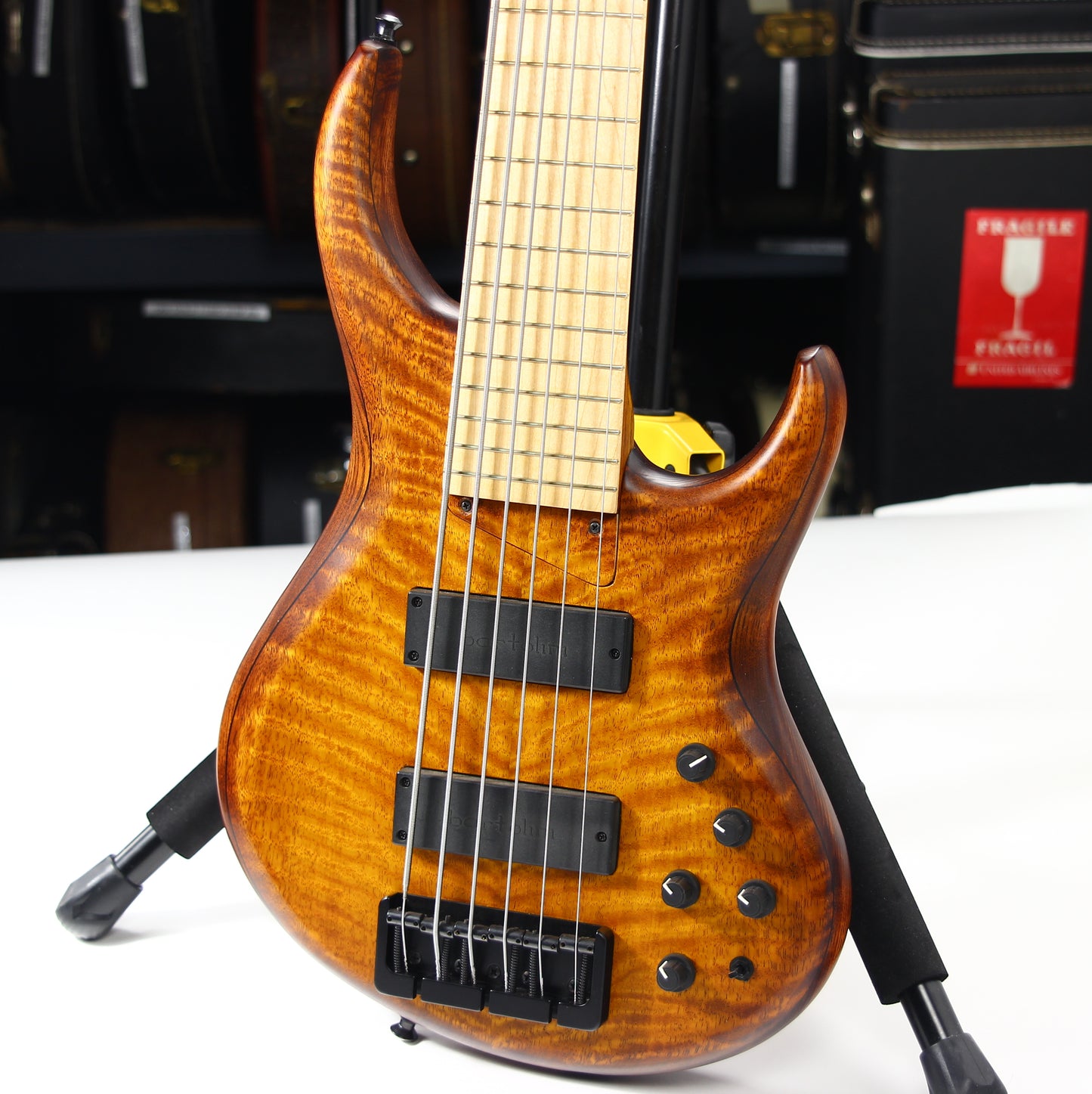 MTD USA 635-24 Michael Tobias Designs 6-String Bass - Brazilian Satinwood Top, Highly Figured