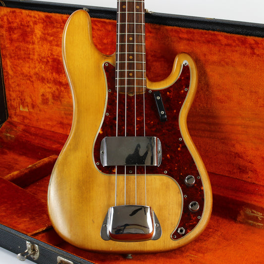 1964 Fender Precision Bass, Vintage '64 Pre-CBS, Natural Refin w Original Case