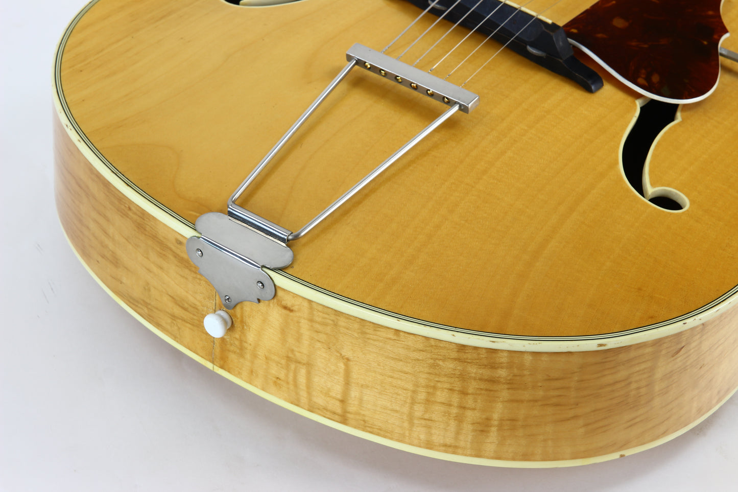 1958 Hofner 456 Archtop Guitar Natural Blonde | Highly Figured Maple