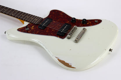 FANO Standard JM6 Aged Relic White | Matching Headstock, P90's