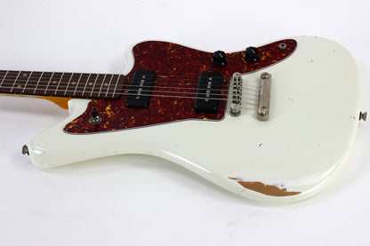 FANO Standard JM6 Aged Relic White | Matching Headstock, P90's