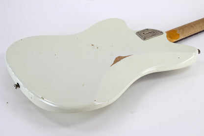 FANO Standard JM6 Aged Relic White | Matching Headstock, P90's