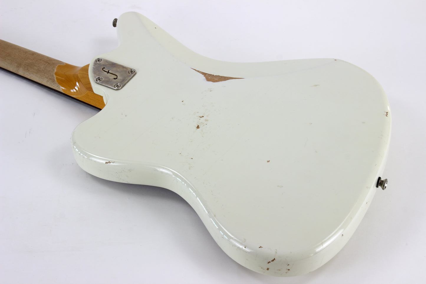 FANO Standard JM6 Aged Relic White | Matching Headstock, P90's