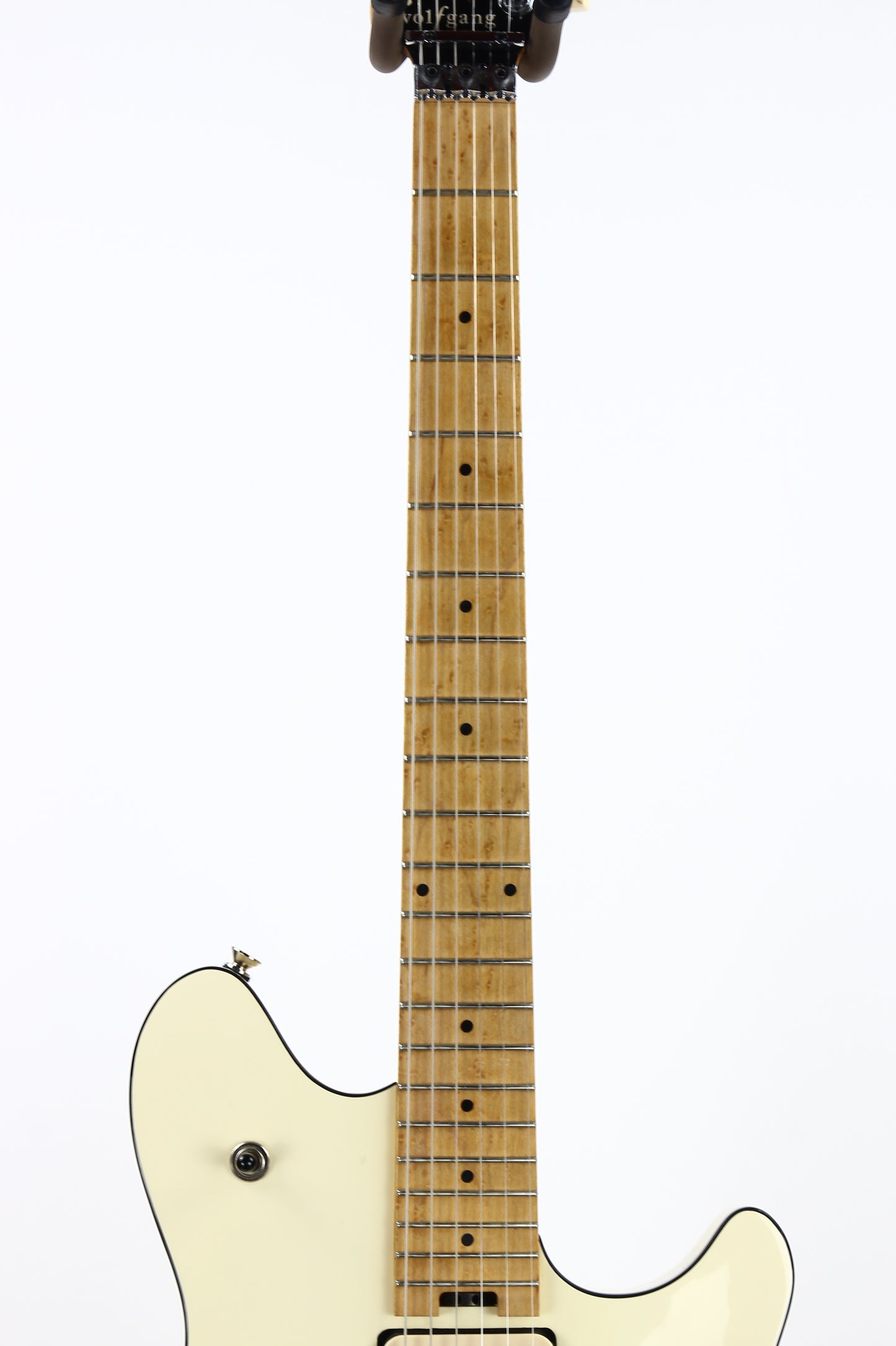 EARLY! 1996 Peavey EVH Wolfgang Standard PATENT PENDING Archtop -- VERY Early Model, Deluxe, White w Black Binding!