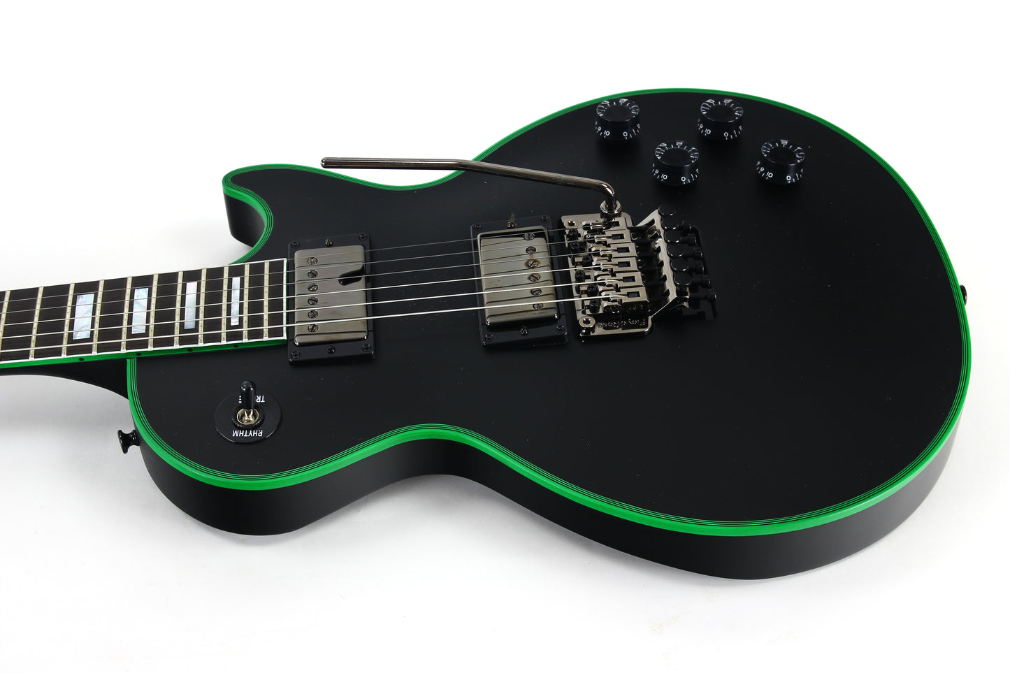 2024 Gibson Custom Shop Les Paul Axcess Custom GREEN WIDOW Satin Black