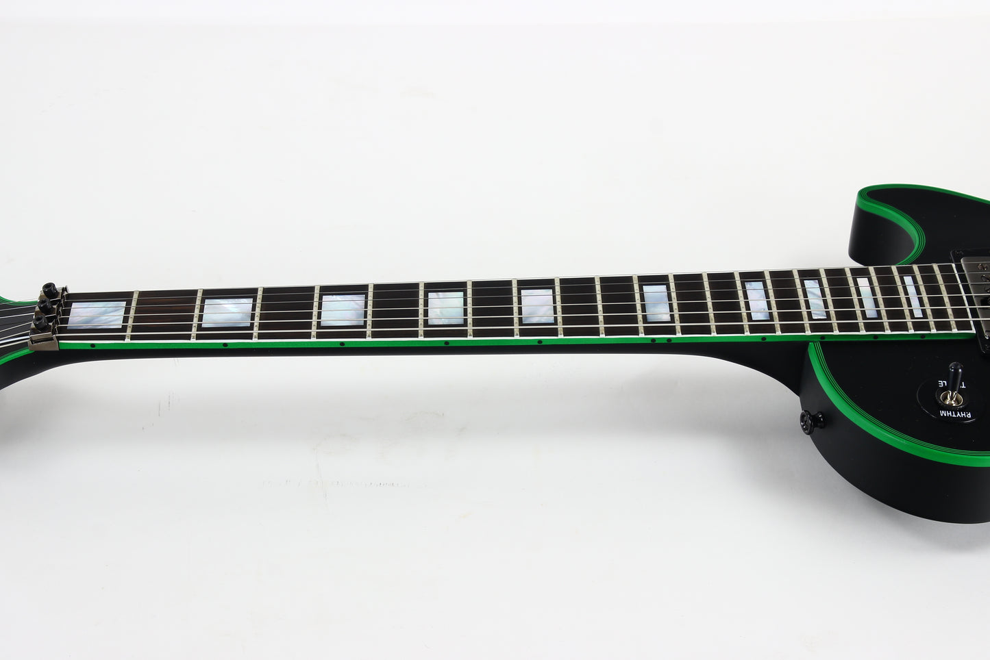 2024 Gibson Custom Shop Les Paul Axcess Custom GREEN WIDOW Satin Black