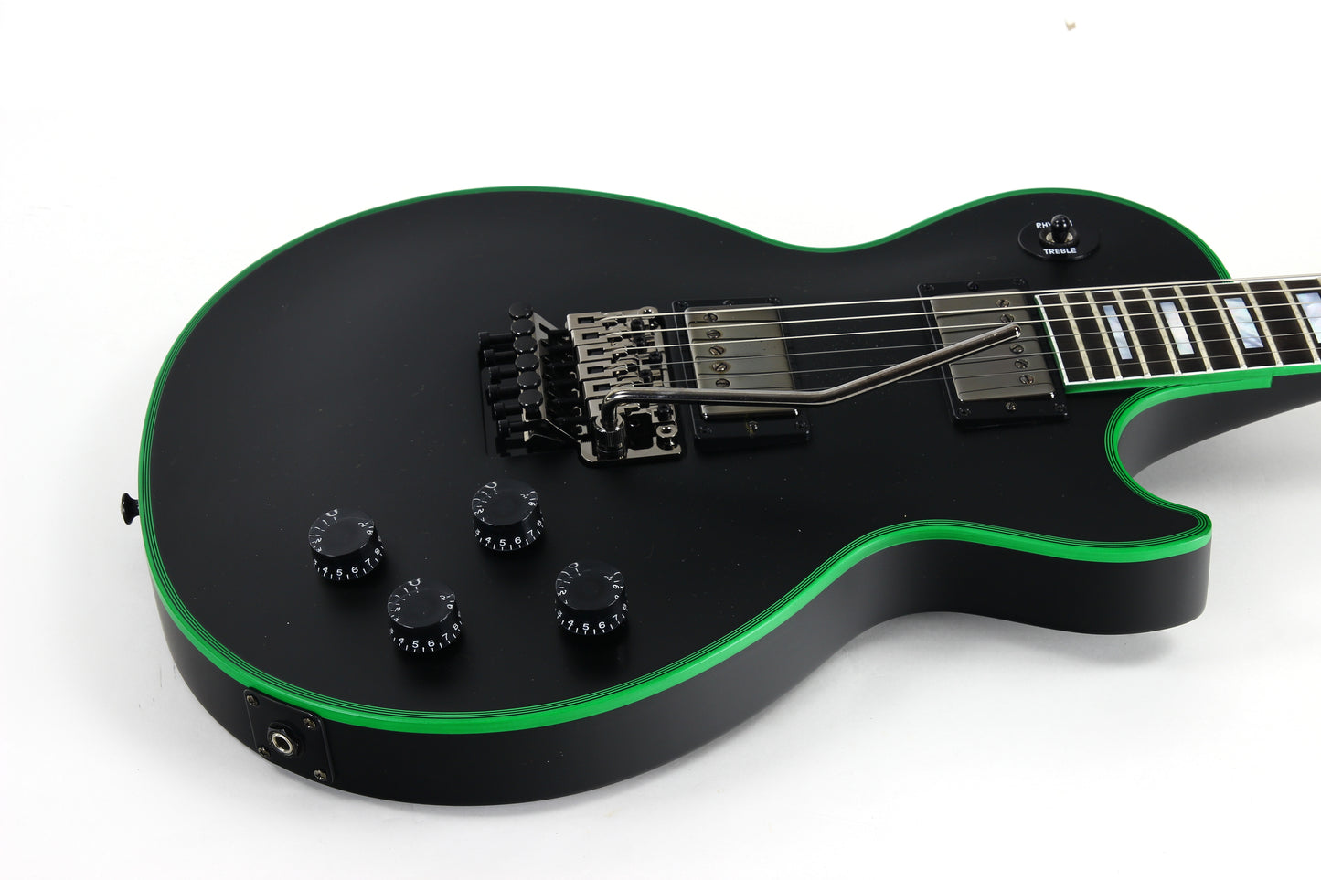 2024 Gibson Custom Shop Les Paul Axcess Custom GREEN WIDOW Satin Black