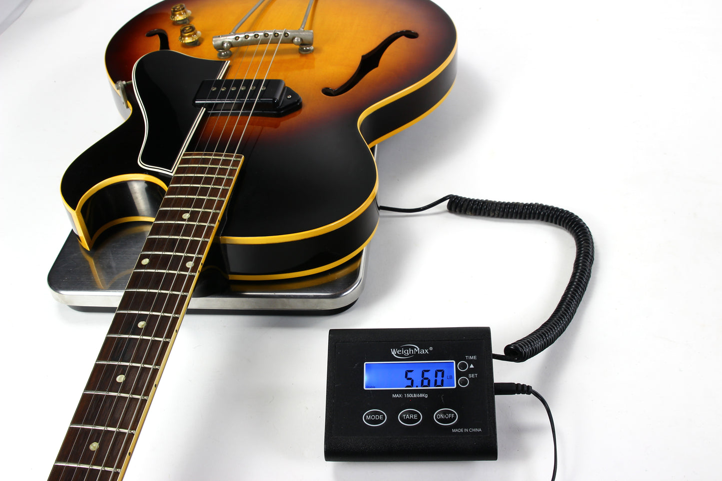 1958 Gibson ES-225T Sunburst NEAR MINT | Vintage Hollowbody Guitar w P90 Pickup 1950s