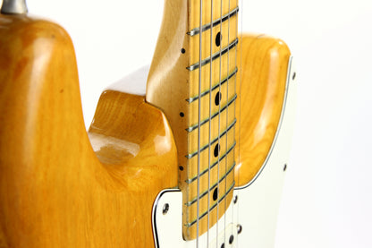 1975 Fender Stratocaster Natural Ash Hardtail - Vintage 1970's Strat! No Routes or Refins!