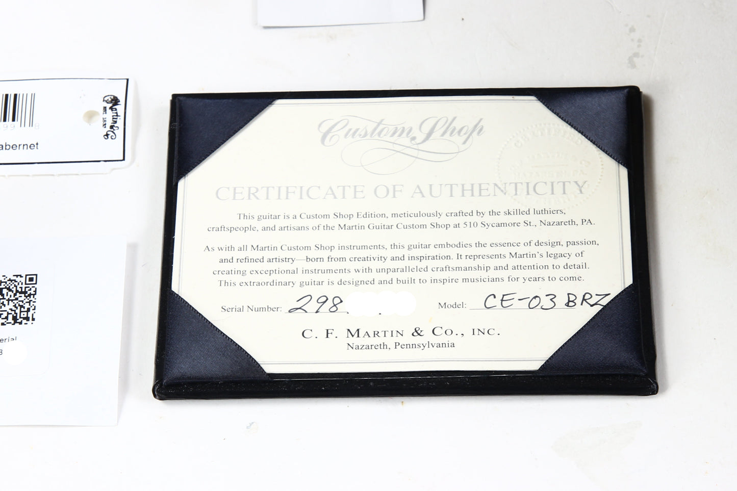 Martin Custom Shop BRAZILIAN ROSEWOOD Authentic D-28 1937 Stage 1 Aging CE-03BRZ Acoustic Guitar