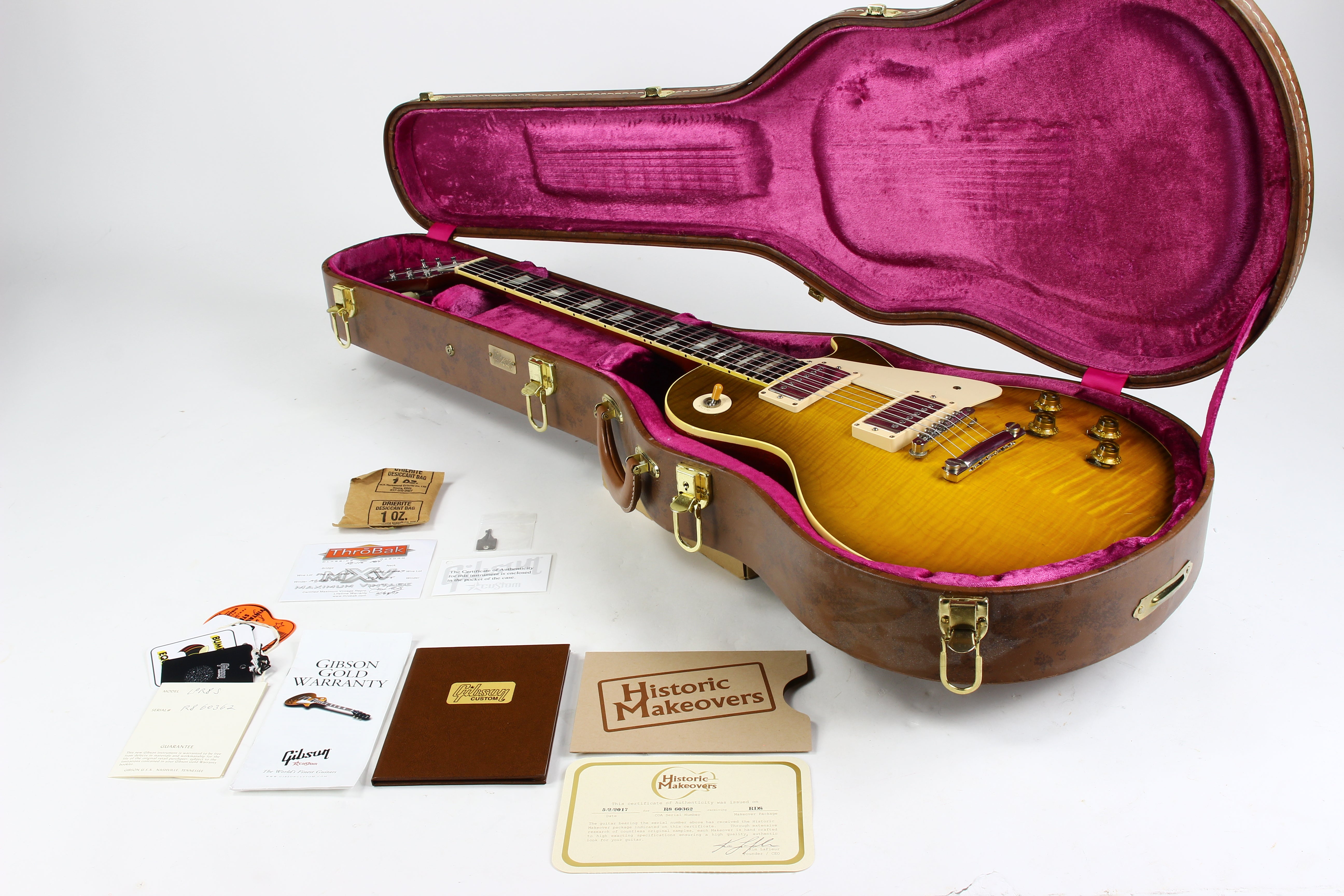 1959 Gibson Les Paul BRAZILIAN ROSEWOOD Reissue HISTORIC MAKEOVERS