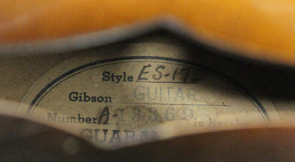 1953 Gibson ES-175 Sunburst Single P90 Pickup - 1950's Player Jazz Archtop Guitar!