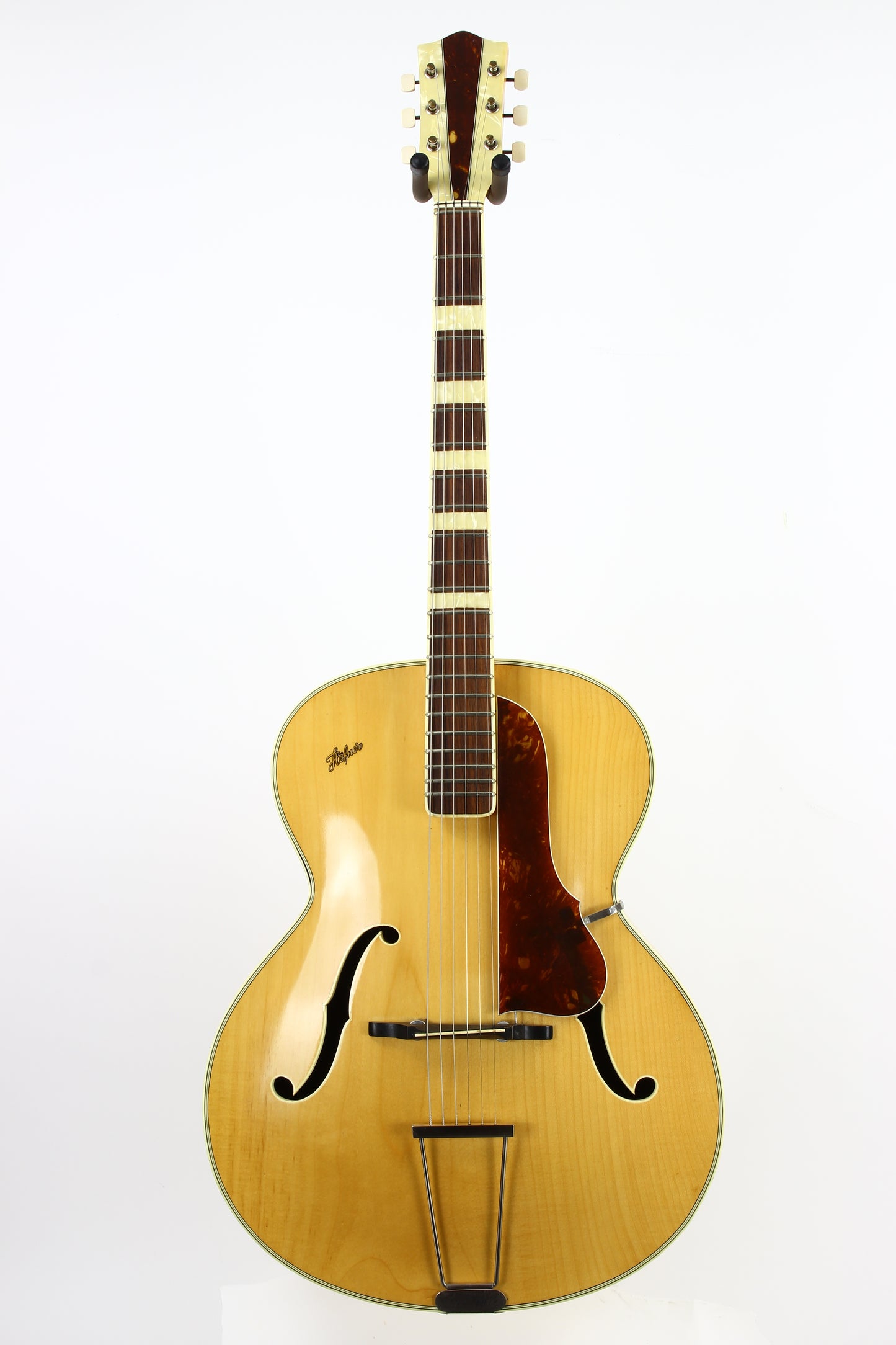 1958 Hofner 456 Archtop Guitar Natural Blonde | Highly Figured Maple