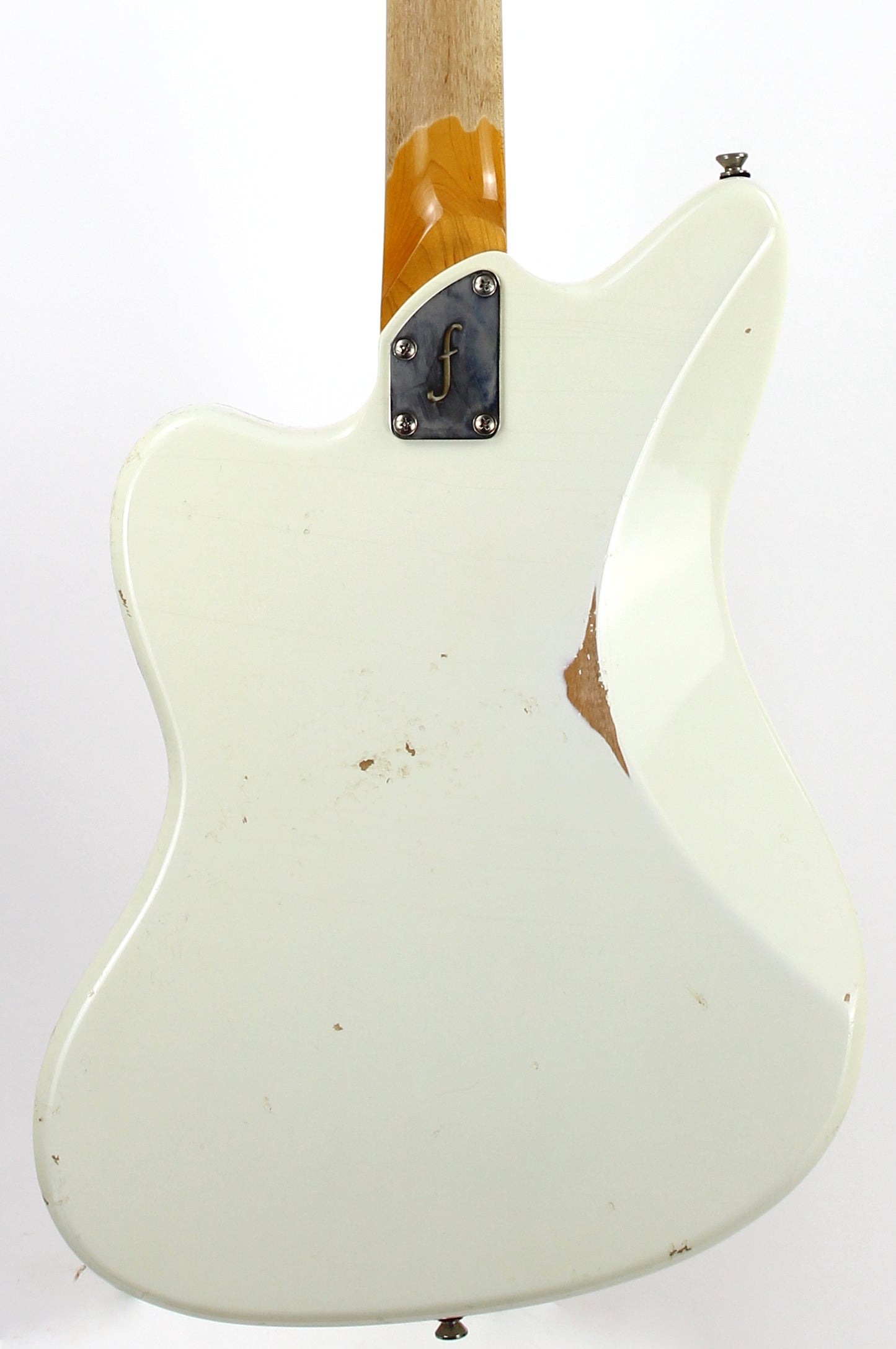 FANO Standard JM6 Aged Relic White | Matching Headstock, P90's