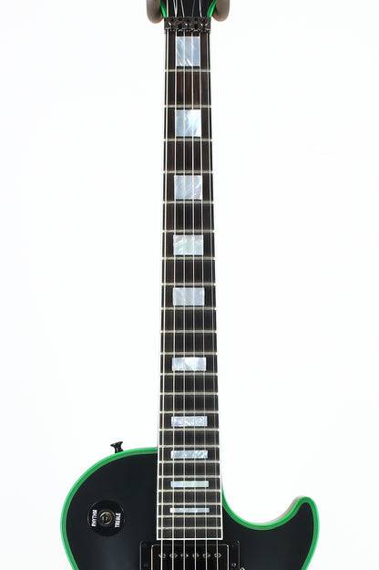 2024 Gibson Custom Shop Les Paul Axcess Custom GREEN WIDOW Satin Black