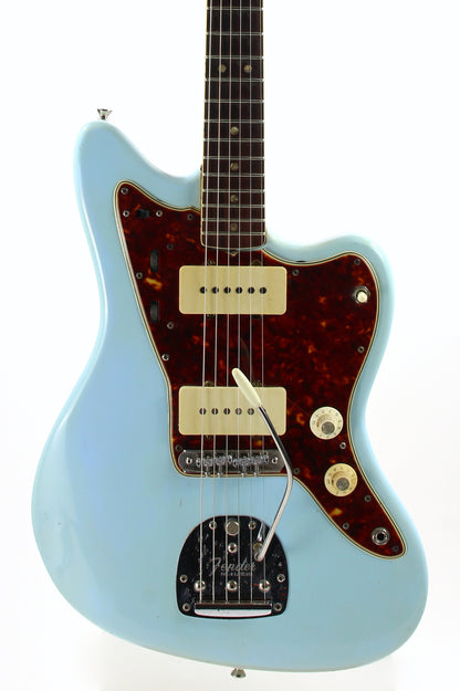 1966 Fender Jazzmaster Daphne Blue Refin - Vintage 1960's, Tortoise Guard, jaguar, stratocaster, 1965