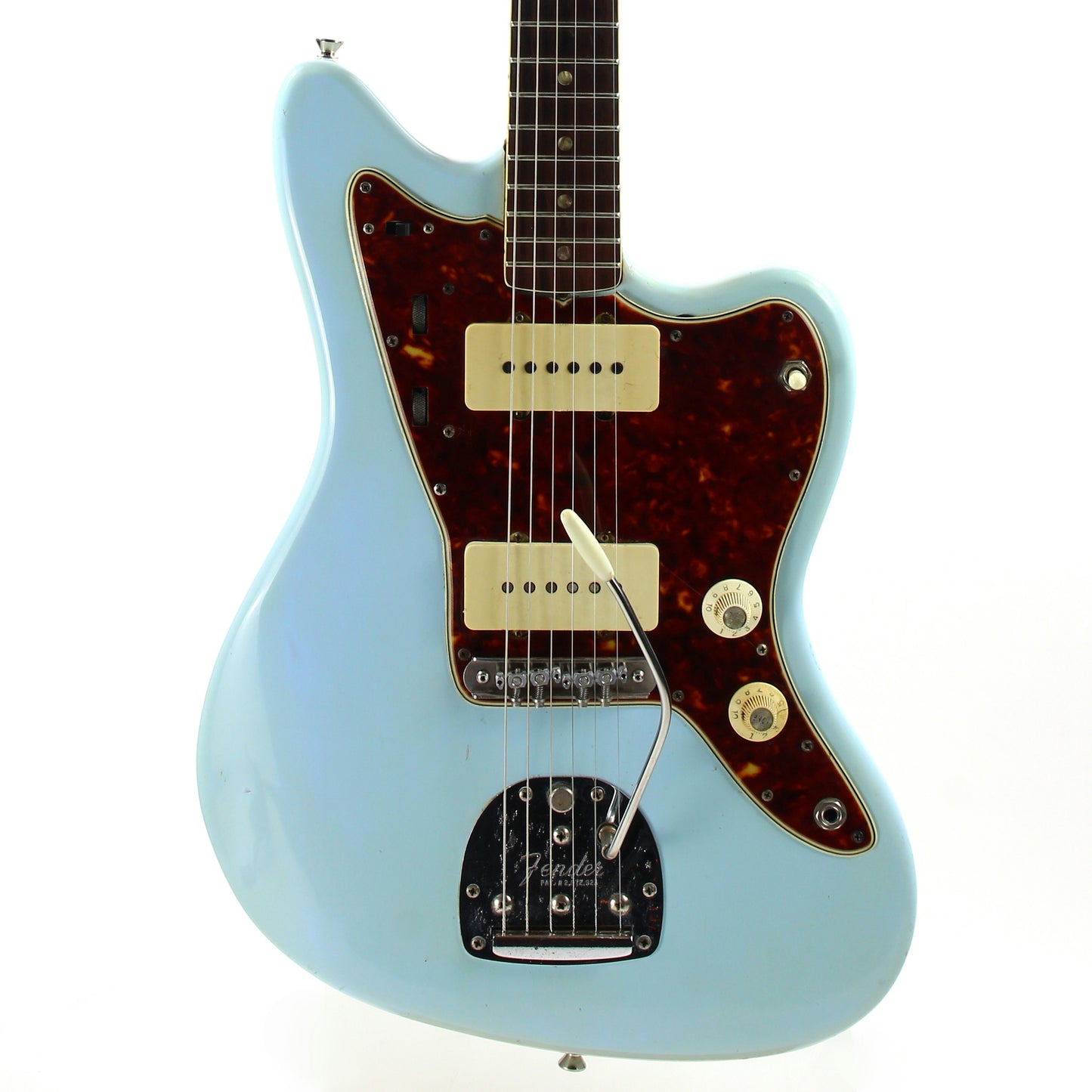 1966 Fender Jazzmaster Daphne Blue Refin - Vintage 1960's, Tortoise Guard, jaguar, stratocaster, 1965